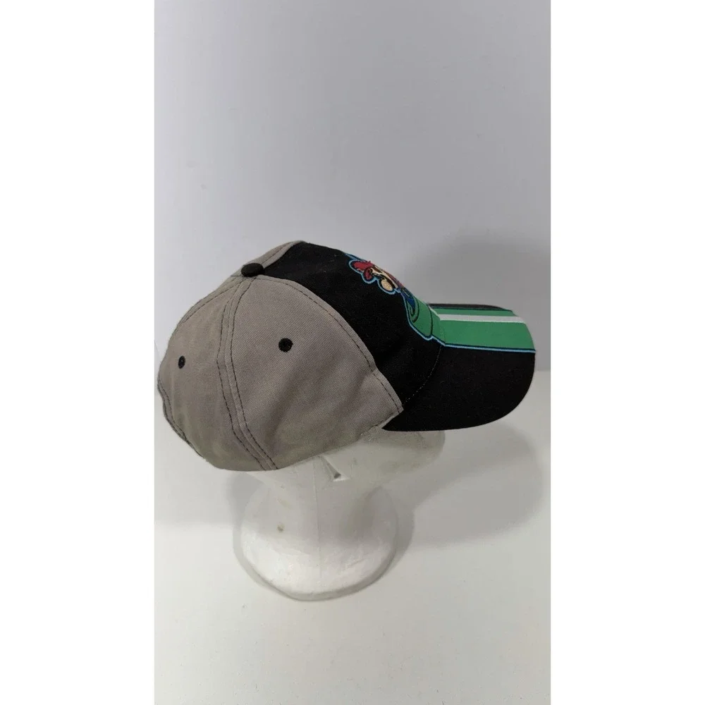Nintendo Super Mario Graphic Snapback Hat Youth One Size 2021 Black/gray 100%